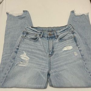 American Eagle light was+straight leg jeans